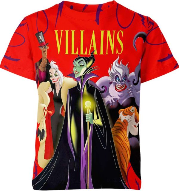 Disney Character Villains Shirt Jezsport.com