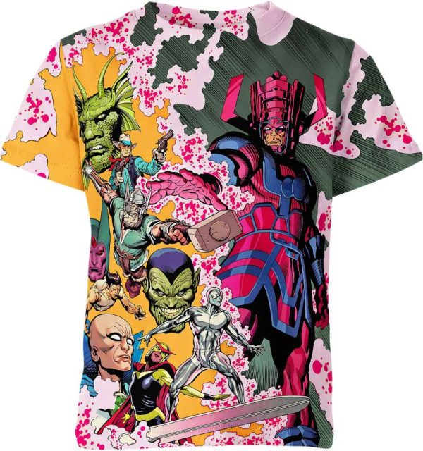 History Of The Marvel Universe Shirt Jezsport.com