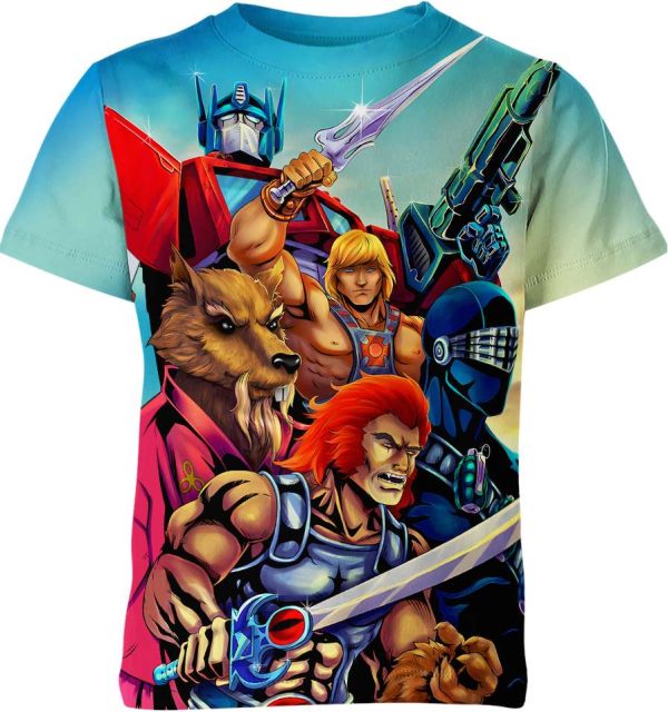 Alliance Of 80'S Heroes Shirt Jezsport.com