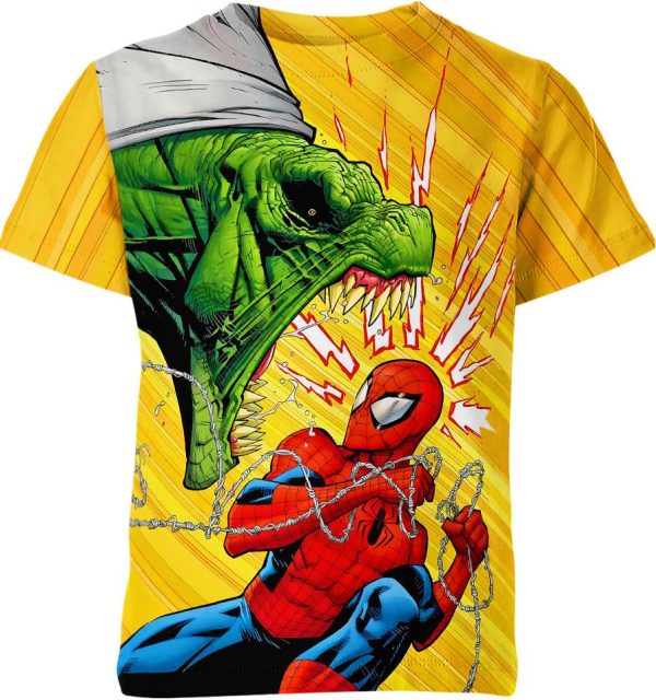 Spider-Man Vs Dr. Curtis Connors Shirt Jezsport.com