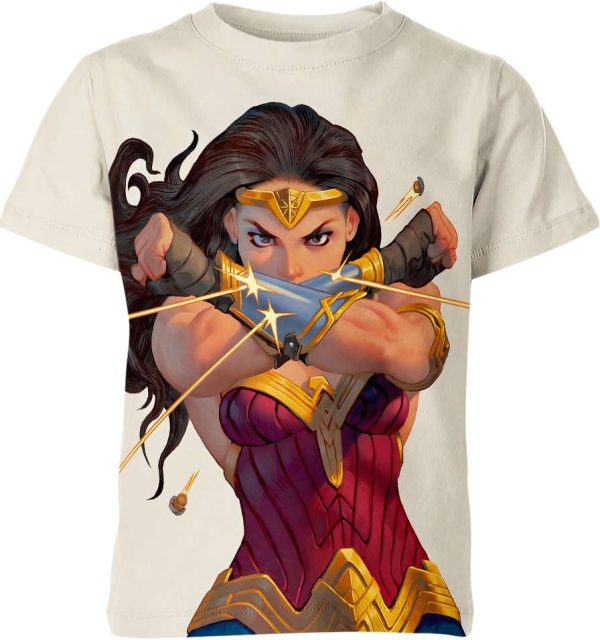 Wonder Woman Shirt, DC Comics Shirt, 3D Printing T-Shirts Jezsport.com