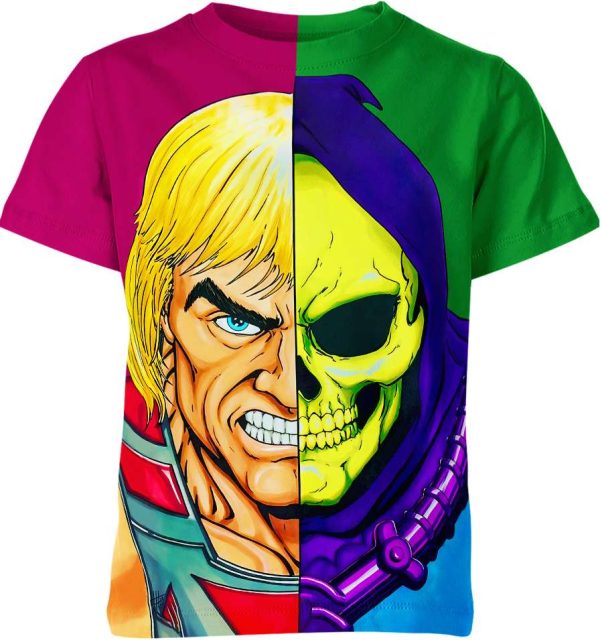 He Man X Skeletor From Masters Of The Universe Shirt Jezsport.com