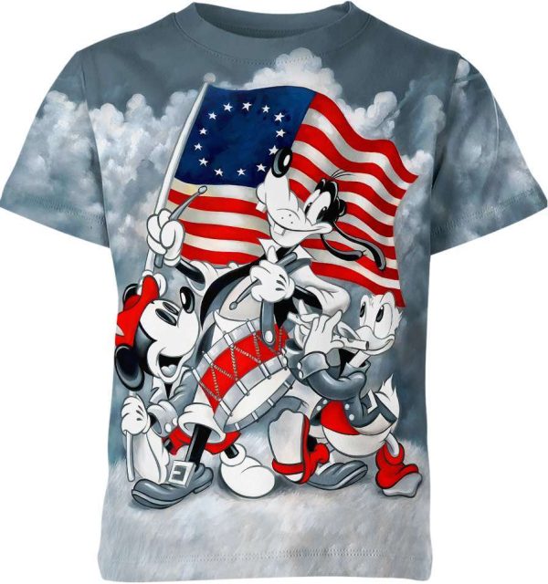 Mickey Mouse And Donald Duck Shirt Jezsport.com