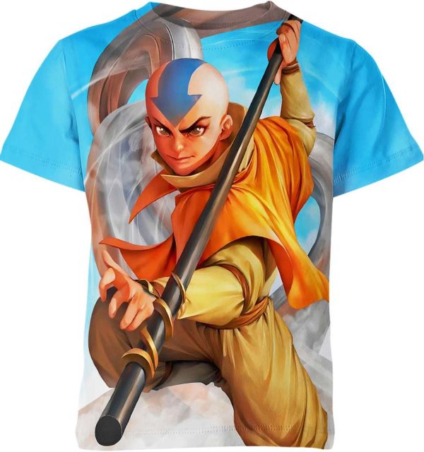 Aang From Avatar The Last Airbender Shirt Jezsport.com