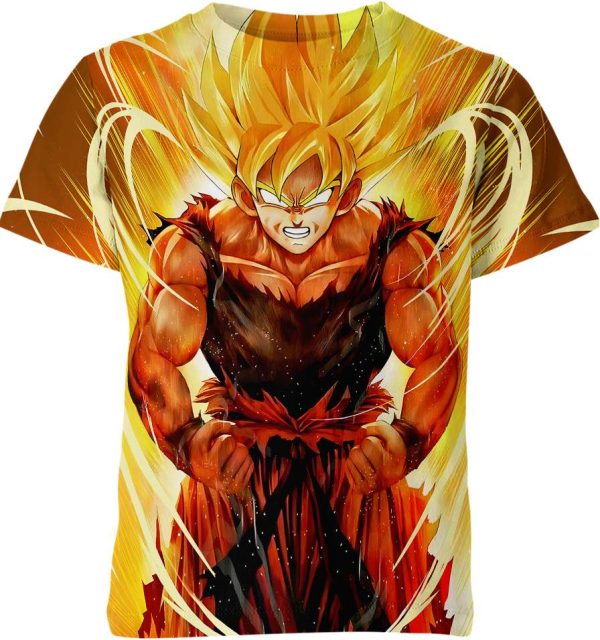 Son Goku From Dragon Ball Z Shirt Jezsport.com