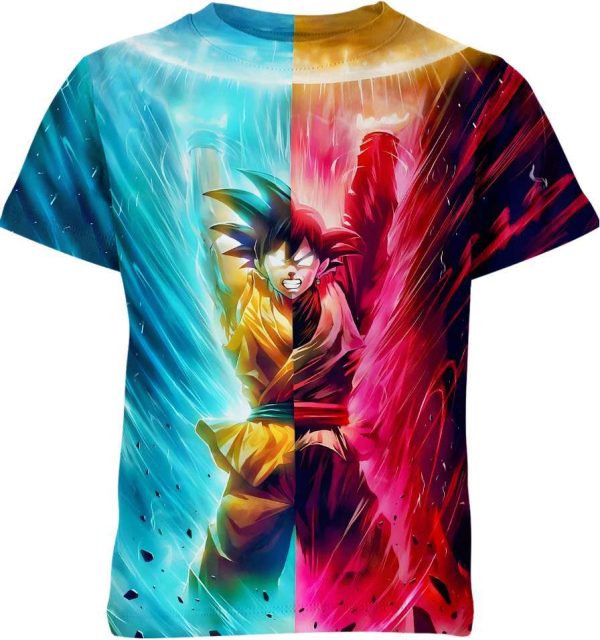 Goku Black X Son Goku From Dragon Ball Z Shirt Jezsport.com