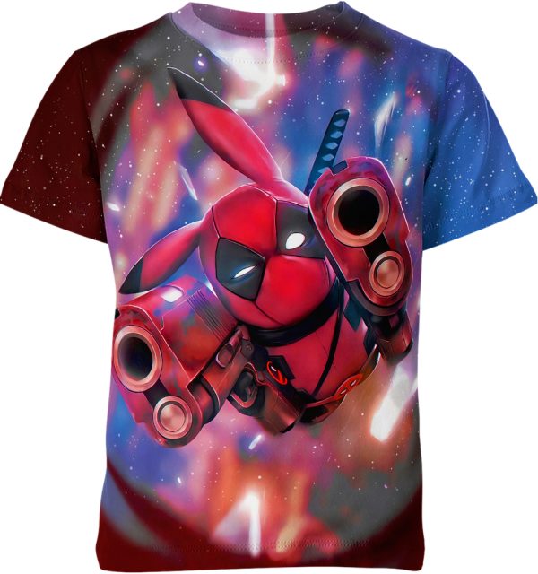 Deadpool X Pikachu From Pokemon Shirt Jezsport.com