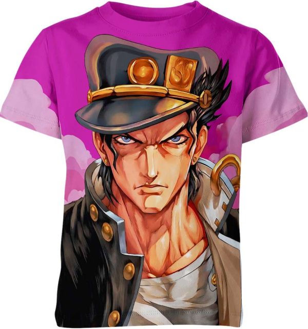 Jotaro Kujo From Jojo'S Bizarre Adventure Shirt Jezsport.com