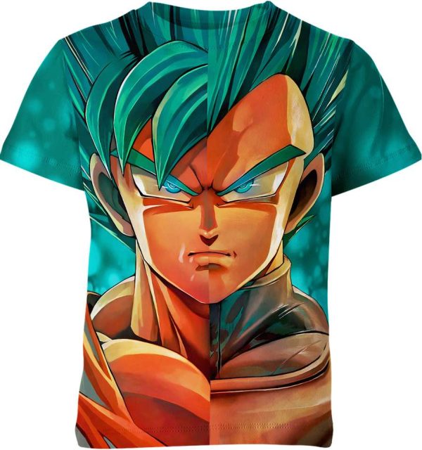 Son Goku Vs Vegeta From Dragon Ball Z Shirt Jezsport.com