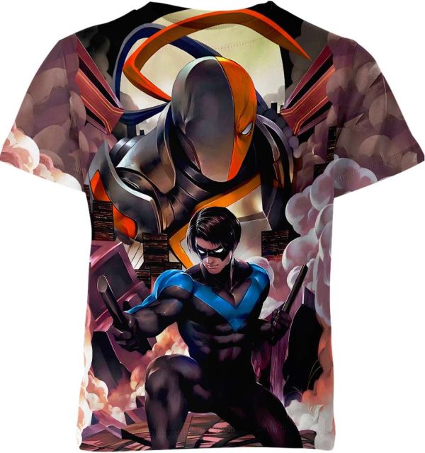 Nightwing Dick Grayson And Deathstroke Shirt Jezsport.com