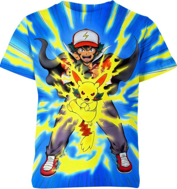 Ash-Pikachu Shirt Jezsport.com