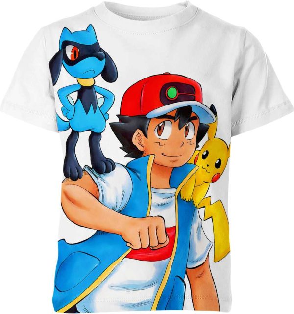 Ash Ketchum World Championship Team Shirt Jezsport.com