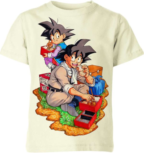 Goku And Son From Dragon Ball Z Shirt Jezsport.com