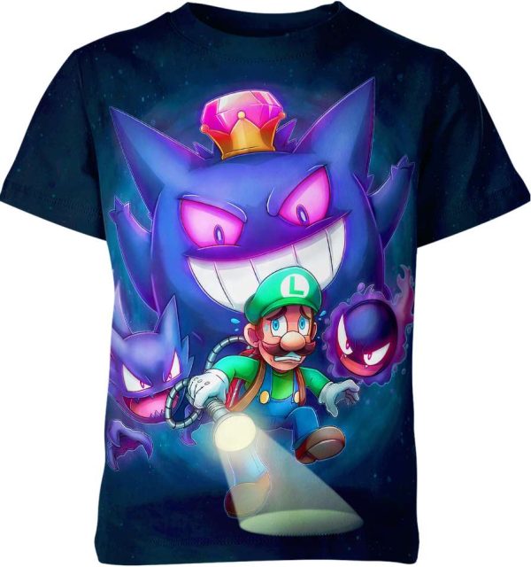 Gengar X Mario Shirt Jezsport.com