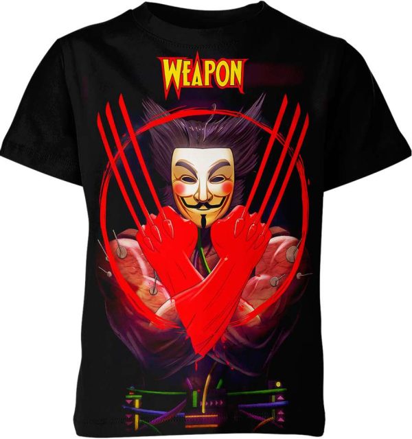 V For Vendetta X Wolverine Shirt Jezsport.com