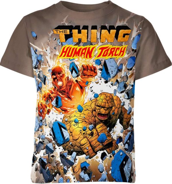 Human Torch And The Thing Shirt Jezsport.com