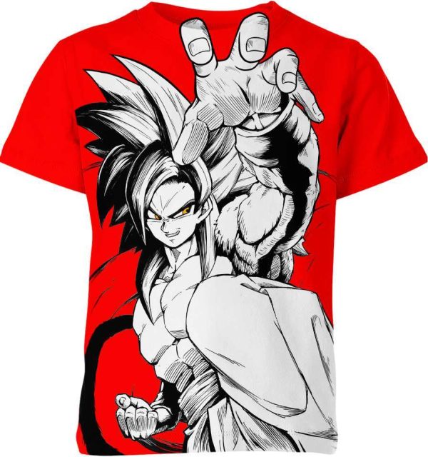 Goku Ss4 From Dragon Ball Z Shirt Jezsport.com