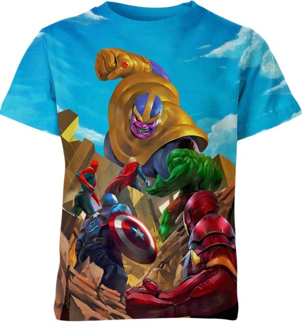 Thanos Vs Advenger Shirt Jezsport.com