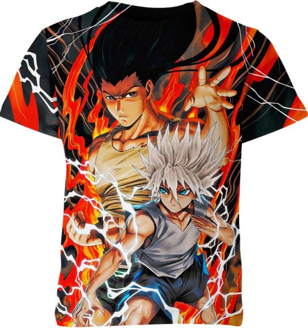 Gon Freecss And Killua From Hunter X Hunter Shirt Jezsport.com