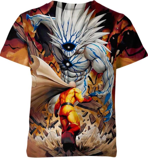 Boros Vs Saitama From One Punch Man Shirt Jezsport.com