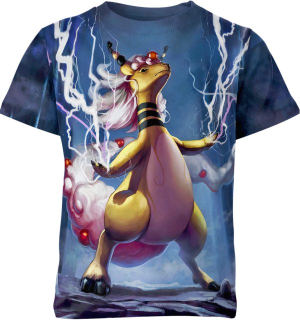 Mega Ampharos From Pokemon Shirt Jezsport.com