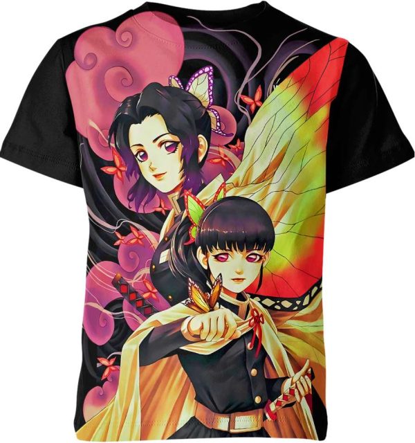 Kocho Shinobu And Kanao Tsuyuri From Demon Slayer Shirt Jezsport.com