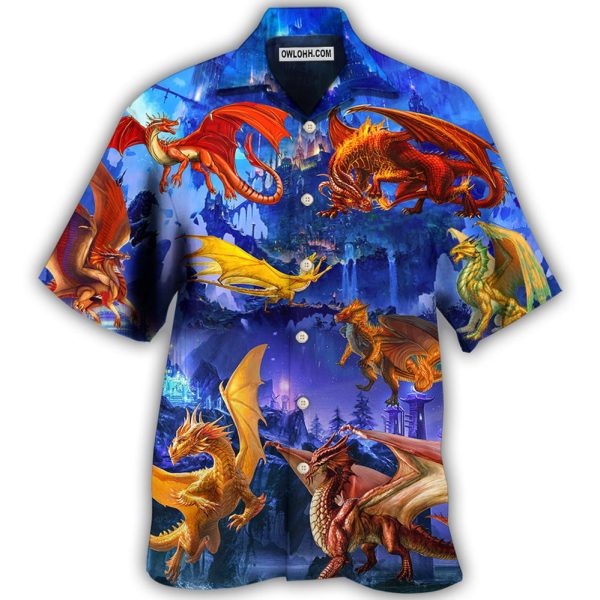 Dragon Fantasy Style - Hawaiian Shirt Jezsport.com