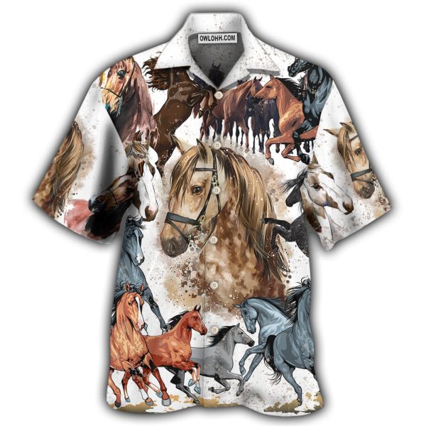 Horse Fantasy Horse Painting Style - Hawaiian Shirt Jezsport.com