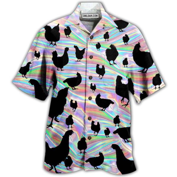 Chicken Awesome Style - Hawaiian Shirt Jezsport.com