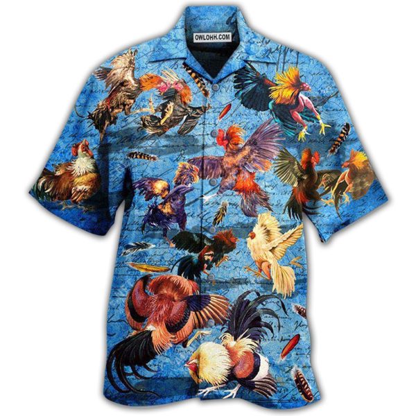 Chicken Rooster Fighting - Hawaiian Shirt Jezsport.com