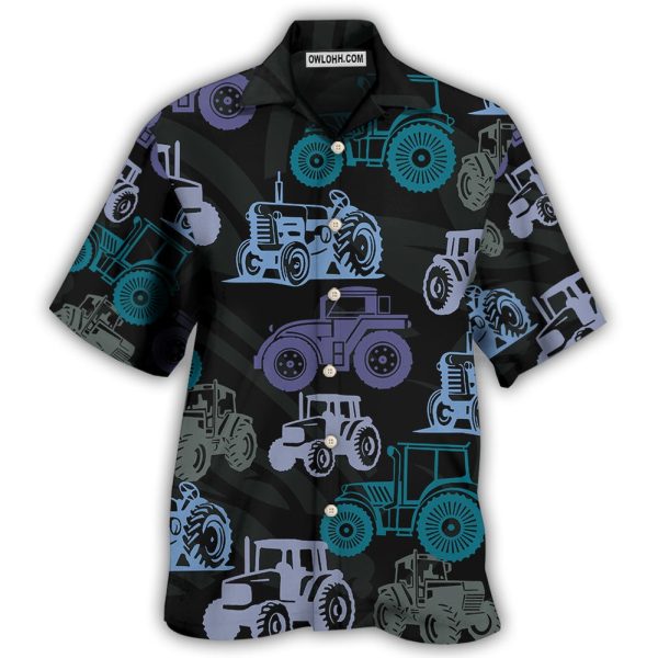 Tractor Farm Basic Farmer - Hawaiian Shirt Jezsport.com