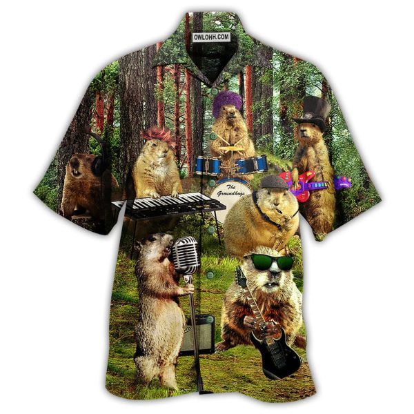 Ferret Animals Sing A Song - Hawaiian Shirt Jezsport.com