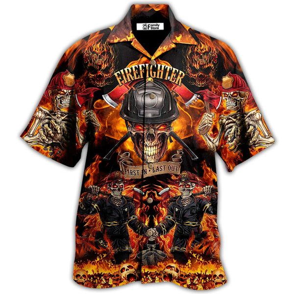 Firefighter On Fire Love Life Hawaiian Shirt Jezsport.com