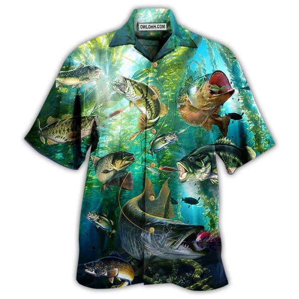 Fishing More Worry Less Blue Ocean - Hawaiian Shirt Jezsport.com