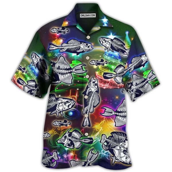 Fishing Lover Amazing Merry Christmas - Hawaiian Shirt Jezsport.com