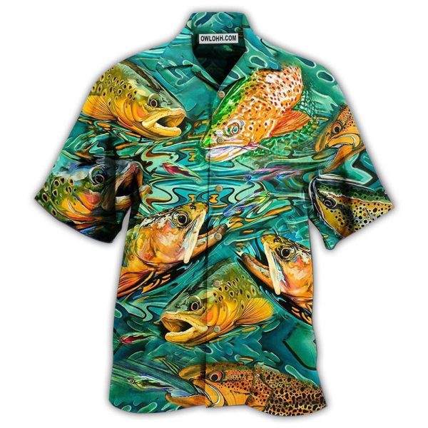 Fishing Fish Lover Water - Hawaiian Shirt Jezsport.com