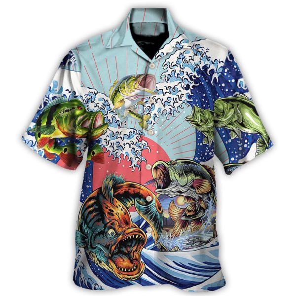 Fishing Is My Life Big Waves - Hawaiian Shirt Jezsport.com