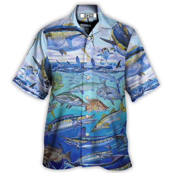 Fishing Undersea The Rodfather Tuna Fish - Hawaiian Shirt Jezsport.com