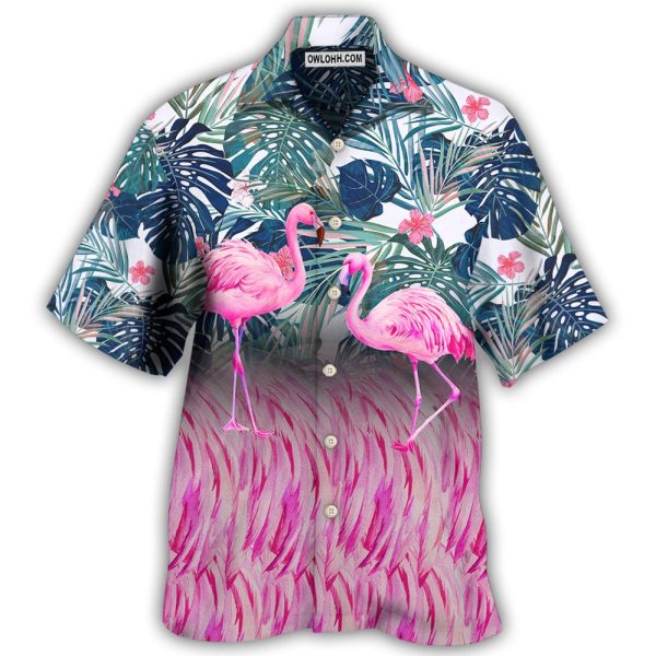 Flamingo Pink Flamingo Lover - Hawaiian Shirt Jezsport.com