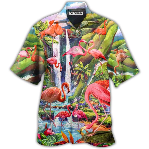 Flamingo Beautiful Landscape - Hawaiian shirt Jezsport.com