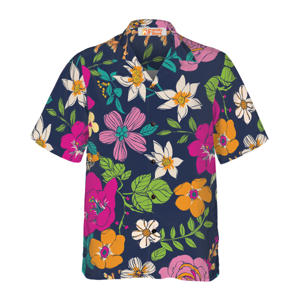 Floral Flower 04 Hawaiian Shirt Jezsport.com