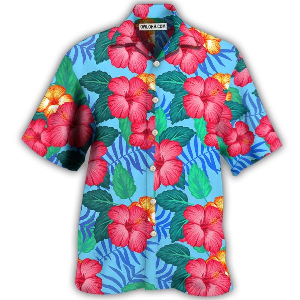 Flowers Tropical - Hawaiian Shirt Jezsport.com