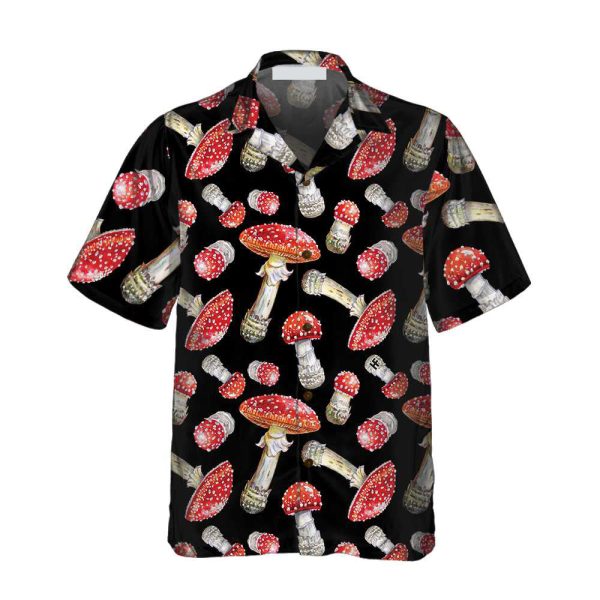 Fly Agaric Red Mushroom Hawaiian Shirt - For Men & Women Jezsport.com