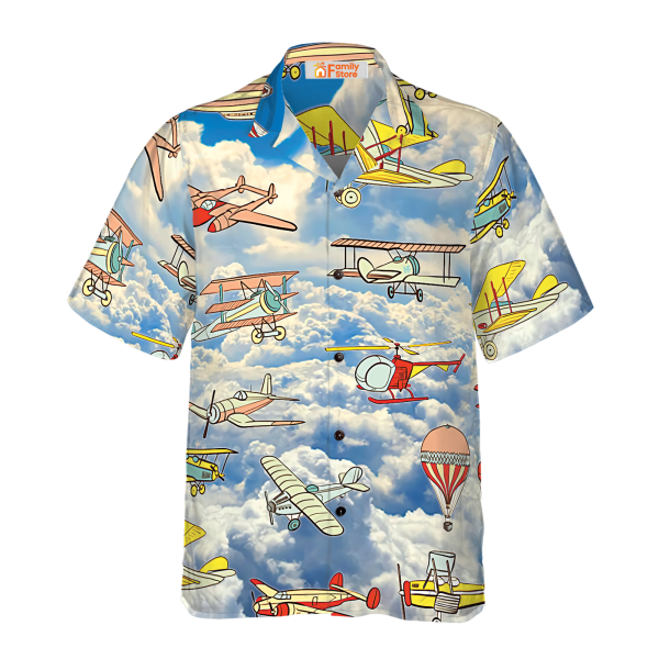 Fly Away Plane Hawaiian Shirt Jezsport.com