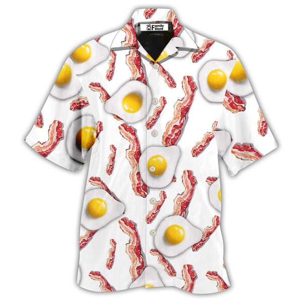 Food Bacon Egg Food Collection Hawaiian Shirt Jezsport.com