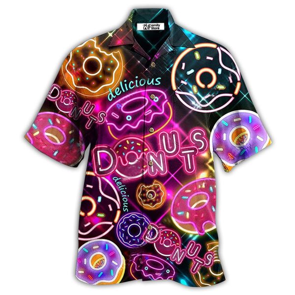 Food Donut Makes My Vibe Stunning Hawaiian Shirt Jezsport.com