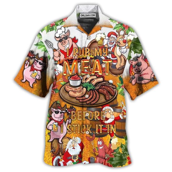 Food I Rub My Meat Before - Hawaiian Shirt Jezsport.com