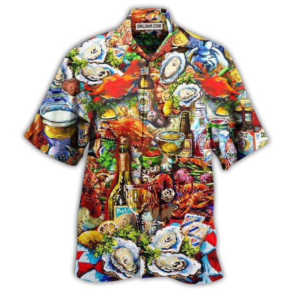 Food I'm On Seafood Diet Cool - Hawaiian Shirt Jezsport.com