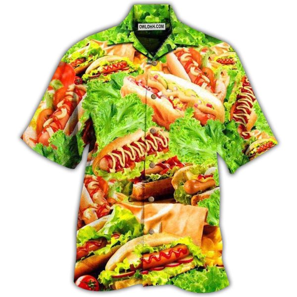 Food It's Not A Party Until The Hot Dog Come Out Salad - Hawaiian Shirt Jezsport.com