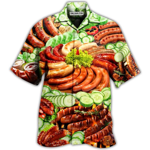 Food Life Is Better With Hot Dog Salad - Hawaiian Shirt Jezsport.com